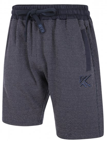 Kam Jeans 3310 Dobby Print Jog Shorts Indigo - Dressipüksid ja -šortsid - Spordipüksid ja Lühikesed Spordipüksid