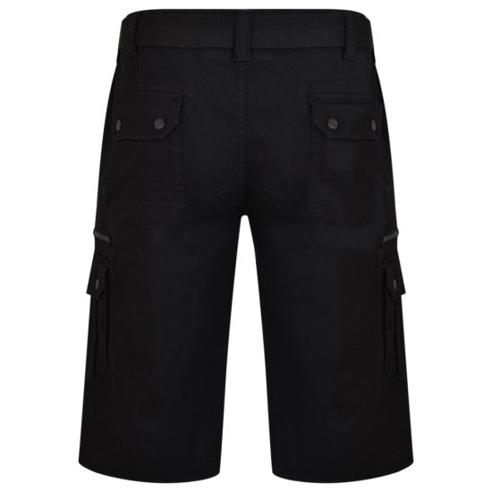 Kam Jeans 343 Cargoshorts Black - Lühikesed püksid - Lühikesed Püksid suured suurused: W40-W60