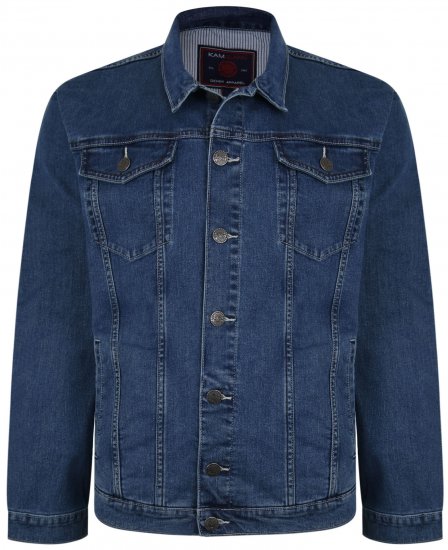 Kam Jeans 405 Western Denim Jacket Stonewash - Jakid & Vihmariided - Joped, suured suurused: 2XL – 8XL