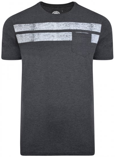 Kam Jeans 5252 T-shirt Charcoal - T-särgid - Suured T-särgid 2XL – 14XL