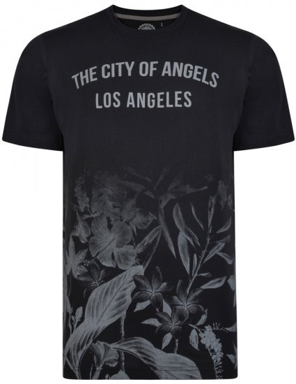 Kam Jeans 5255 T-shirt Black - T-särgid - Suured T-särgid 2XL – 14XL