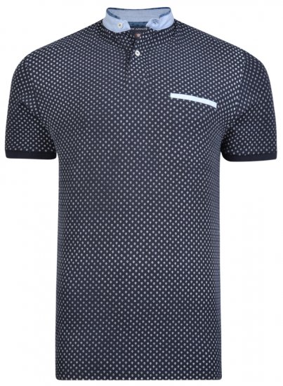 Kam Jeans 5269 Polo Black - Polosärgid - Meeste suured polosärgid 2XL – 8XL