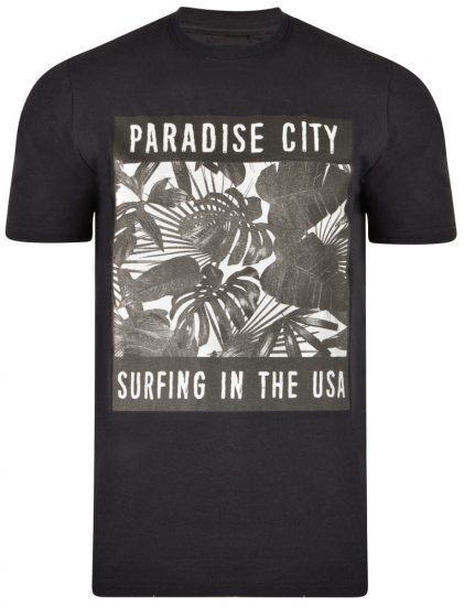 Kam Jeans 5300 T-shirt Black - T-särgid - Suured T-särgid 2XL – 14XL