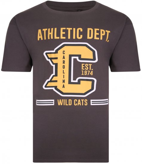 Kam Jeans 5329 Twin pack T-shirt Charcoal/Navy - T-särgid - Suured T-särgid 2XL – 14XL