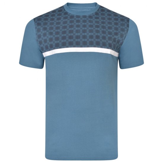 Kam Jeans 5347 Twin pack T-shirt Black/Denim - T-särgid - Suured T-särgid 2XL – 14XL