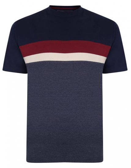 Kam Jeans 5356 Cut&Saw T-shirt Navy - T-särgid - Suured T-särgid 2XL – 14XL