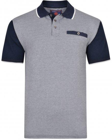 Kam Jeans 5421 Polo Navy - Polosärgid - Meeste suured polosärgid 2XL – 8XL