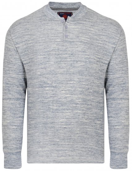 Kam Jeans 5424 Button collar Sweatshirt - Sviitrid ja dressipluusid - Meeste suured kapuutsiga jakid suurustes 2XL – 14XL