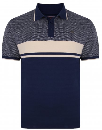 Kam Jeans 5438 Textured Weave Polo - Polosärgid - Meeste suured polosärgid 2XL – 8XL