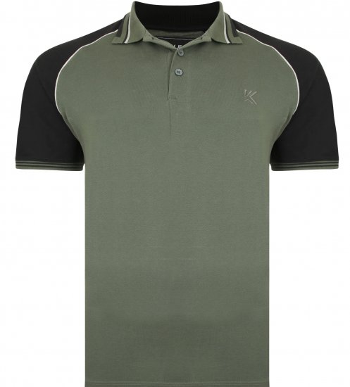 Kam Jeans 5445 Pique Polo Khaki - Polosärgid - Meeste suured polosärgid 2XL – 8XL