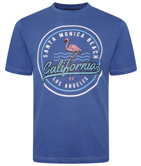 Kam Jeans 5707 Santa Monica Tee Navy - T-särgid - Suured T-särgid 2XL – 14XL