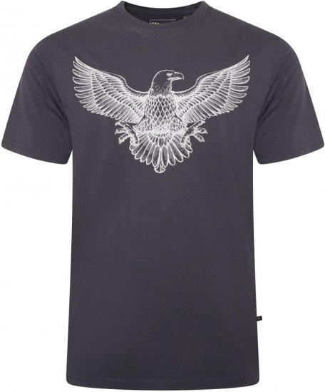 Kam Jeans 5758 Eagle Print T-Shirt Indigo - T-särgid - Suured T-särgid 2XL – 14XL