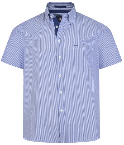 Kam Jeans 6164 Short Sleeve Shirt Navy - Särgid - Meeste suured särgid 2XL – 8XL
