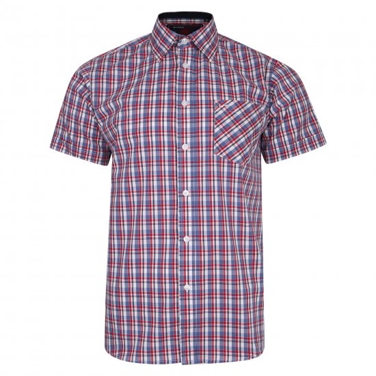 Kam Jeans 6202 Casual Shirt Red - Särgid - Meeste suured särgid 2XL – 8XL