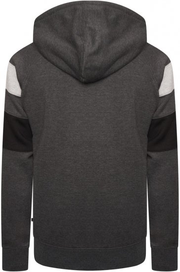 Kam Jeans 7068 Cut & Sew Over Head Hoody Charcoal - Sviitrid ja dressipluusid - Meeste suured kapuutsiga jakid suurustes 2XL – 14XL