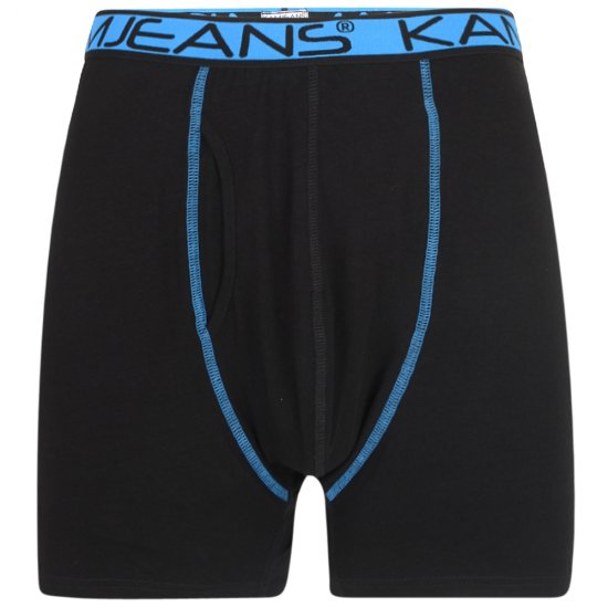 Kam Jeans Bokserid Mustad ja Tumesinised 2-Pakk - Aluspesu ja ujumisriided - Aluspesu 2XL-8XL