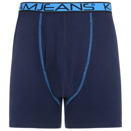 Kam Jeans Bokserid Mustad ja Tumesinised 2-Pakk - Aluspesu ja ujumisriided - Aluspesu 2XL-8XL