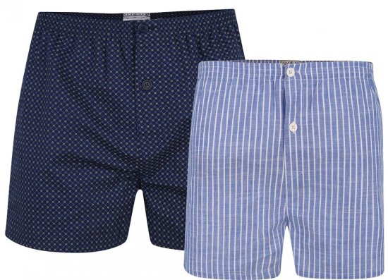 Kam Jeans 812 Twin Pack Woven Boxers - Aluspesu ja ujumisriided - Aluspesu 2XL-8XL