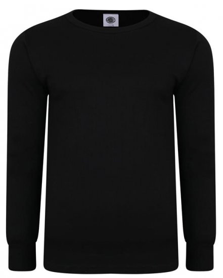 Kam Jeans 832 LS Thermal T-Shirt Black - Aluspesu ja Ujumisriided - Aluspesu 2XL-8XL
