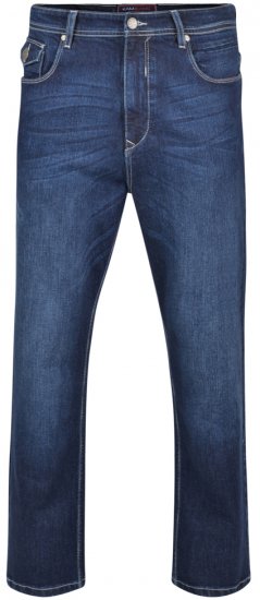 Kam Jeans Alonso Blue Mid Used - Teksad ja Püksid - Meeste suured teksad W40 – W70