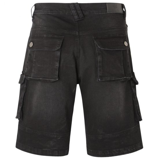 Kam Jeans Ivan Cargo Shorts Black - Lühikesed püksid - Lühikesed Püksid suured suurused: W40-W60
