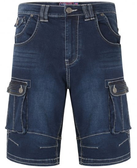 Kam Jeans Ivan Cargo Shorts Dark Used - Lühikesed püksid - Lühikesed Püksid suured suurused: W40-W60