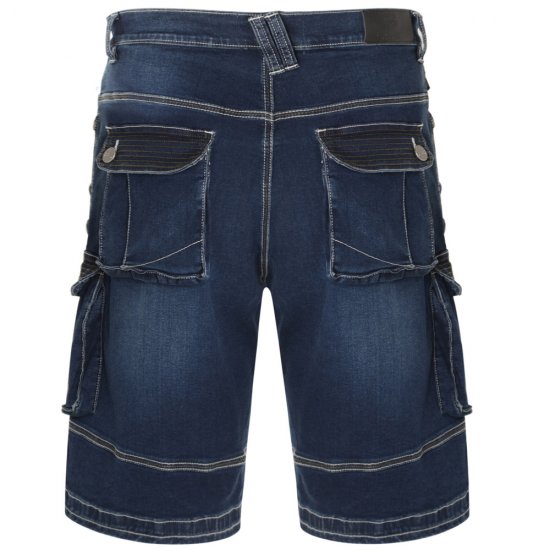 Kam Jeans Ivan Cargo Shorts Dark Used - Lühikesed püksid - Lühikesed Püksid suured suurused: W40-W60
