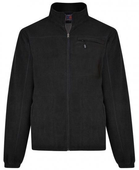 Kam Jeans KV100 Bonded Fleece Jacket Black - Spordiriided & outdoor - Suured suurused meeste spordiriided
