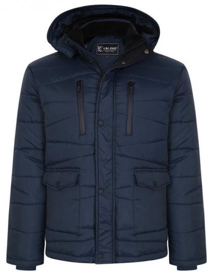 Kam Jeans KV119 Premium Lightweight Qulited Jacket Indigo - Jakid ja joped - Joped, suured suurused: 2XL – 12XL
