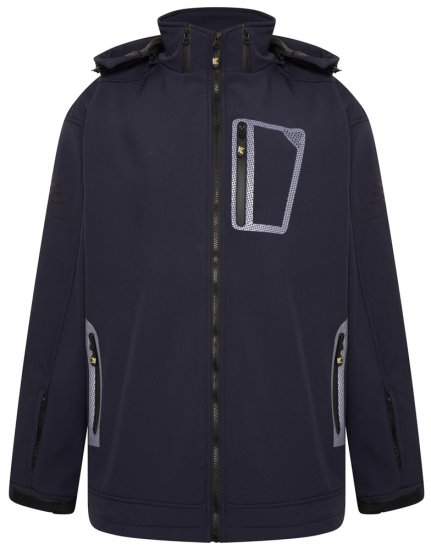 Kam Jeans KV39 Softshell Jope Tumesinine - Jakid ja joped - Joped, suured suurused: 2XL – 12XL