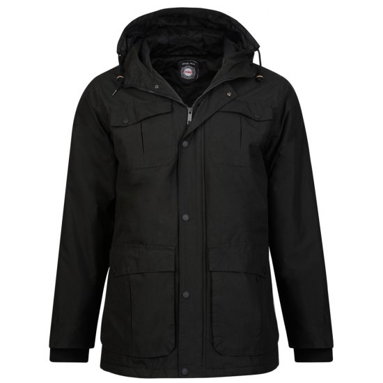 Kam Jeans KV81 Padded Jacket Black - Jakid ja joped - Joped, suured suurused: 2XL – 12XL