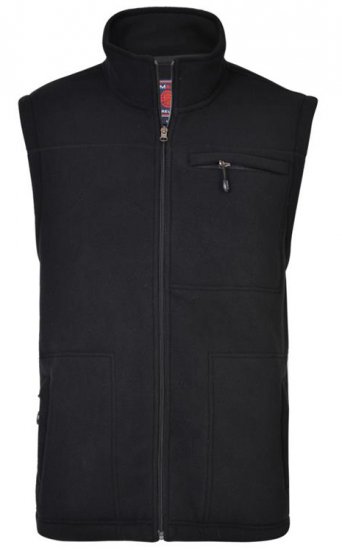 Kam Jeans KV99 Fleece Vest Black - Spordiriided & outdoor - Suured suurused meeste spordiriided