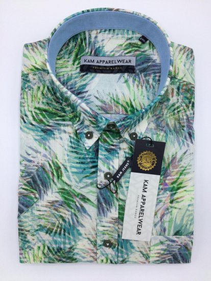 Kam Jeans P644 Premium Linen Shirt - Särgid - Meeste suured särgid 2XL – 8XL