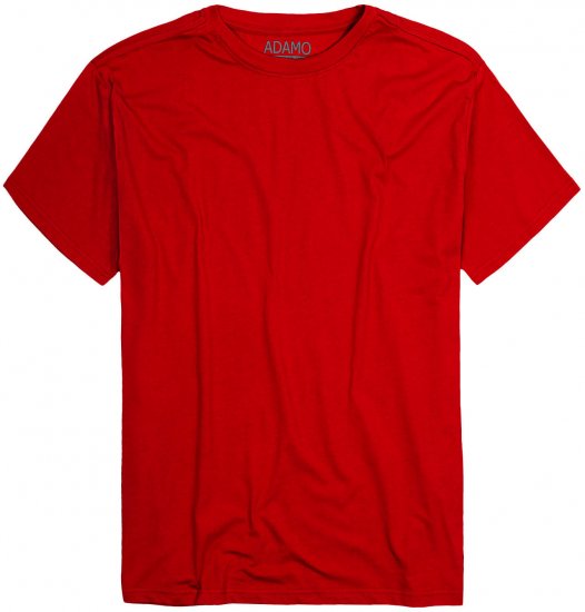 Adamo Kevin Regular fit T-shirt Red - T-särgid - Suured T-särgid 2XL – 14XL