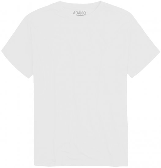Adamo Kevin Regular fit T-shirt White - T-särgid - Suured T-särgid 2XL – 14XL