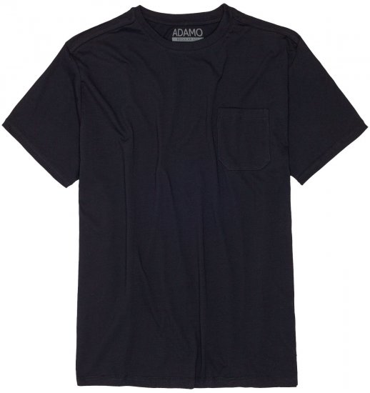 Adamo Kody Regular fit T-shirt with Pocket Navy - T-särgid - Suured T-särgid 2XL – 14XL