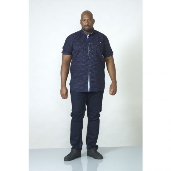 D555 Kurt Printed Short Sleeve Shirt - Särgid - Meeste suured särgid 2XL – 8XL