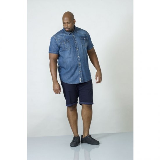 D555 Mike Denim Shirt - Särgid - Meeste suured särgid 2XL – 8XL