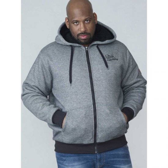 D555 William Sherpa Lined Hoodie - Sviitrid ja dressipluusid - Meeste suured kapuutsiga jakid suurustes 2XL – 14XL