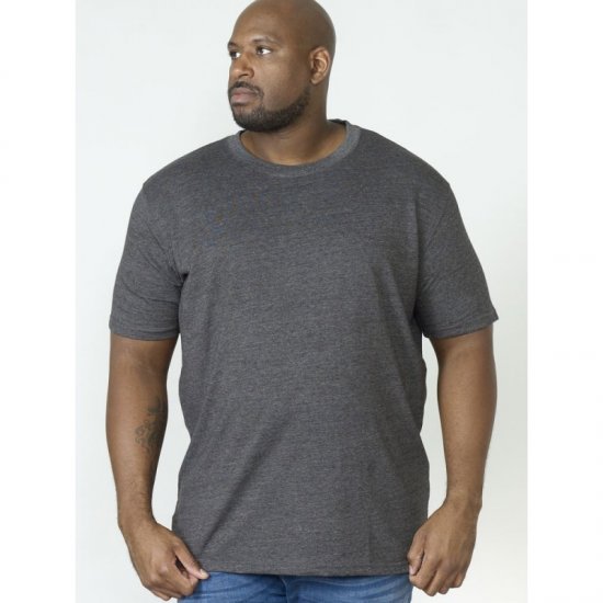 D555 Flyers Crew Neck T-särk Charcoal - T-särgid - Suured T-särgid 2XL – 14XL