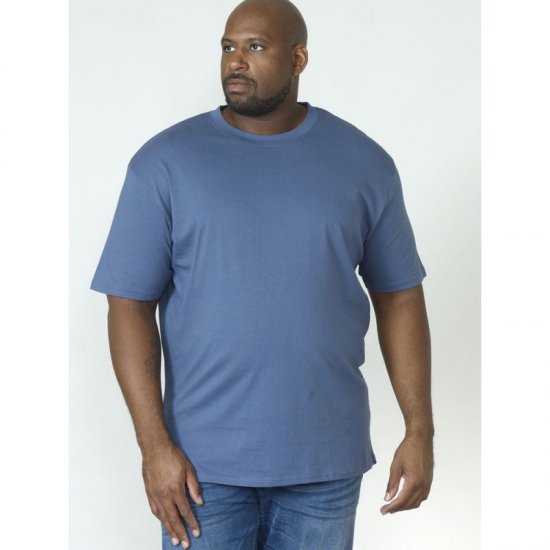 D555 Flyers Crew Neck T-särk Teal - T-särgid - Suured T-särgid 2XL – 14XL