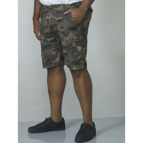 D555 Marty Camo Shorts Green - Lühikesed püksid - Lühikesed Püksid suured suurused: W40-W60