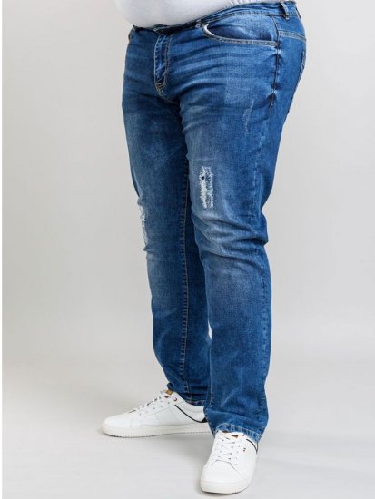 D555 Boxwell Ripped Jeans Stonewash - Teksad ja püksid - Meeste suured teksad W40 – W70