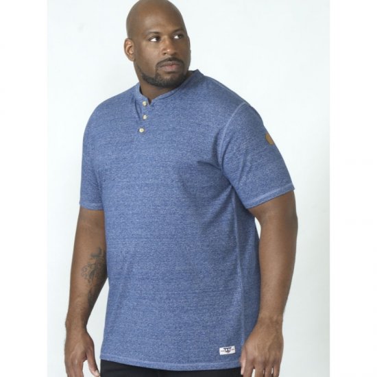 D555 Daniel Grandad T-shirt Denim - T-särgid - Suured T-särgid 2XL – 14XL