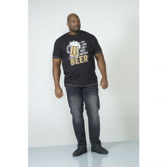 D555 Murray T-shirt Black - T-särgid - Suured T-särgid 2XL – 14XL
