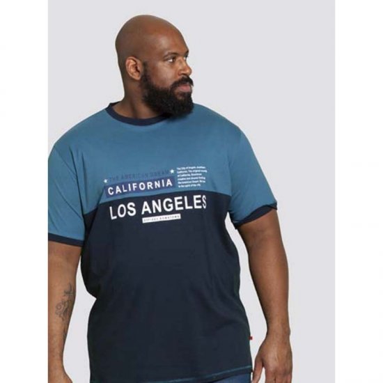 D555 Jackson T-shirt Teal - T-särgid - Suured T-särgid 2XL – 14XL