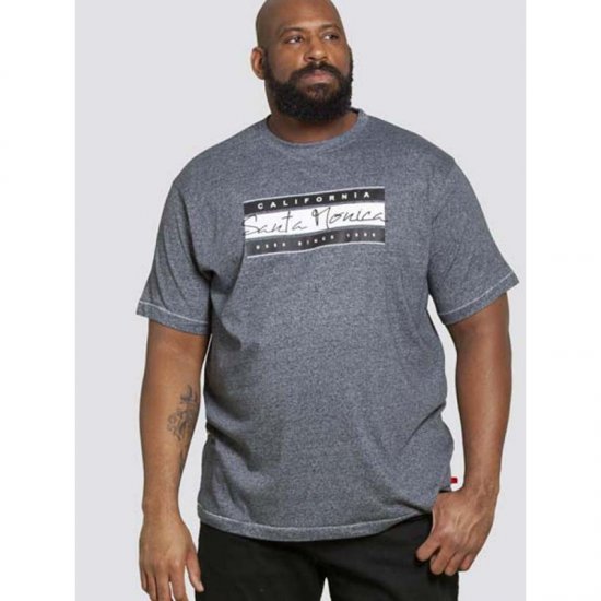 D555 Tempa T-shirt Navy Twist - T-särgid - Suured T-särgid 2XL – 14XL