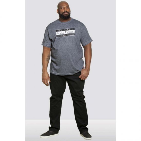 D555 Tempa T-shirt Navy Twist - T-särgid - Suured T-särgid 2XL – 14XL