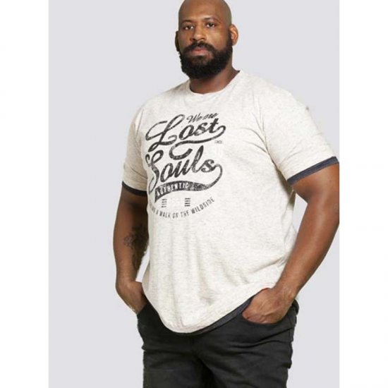 D555 Maiden T-shirt Off White - T-särgid - Suured T-särgid 2XL – 14XL