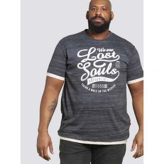 D555 Maiden T-shirt Black - T-särgid - Suured T-särgid 2XL – 14XL